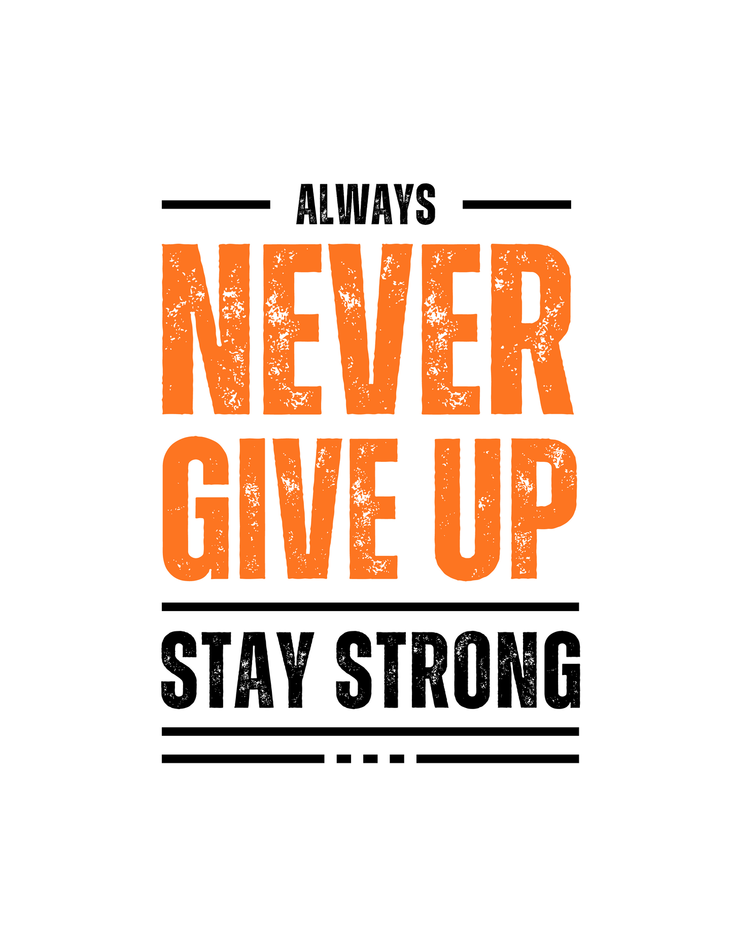 Master's Never Give Up Hoody