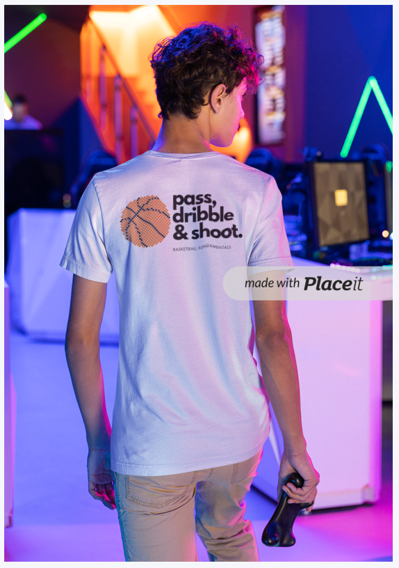 Pass, dribble & shoot t-shirt