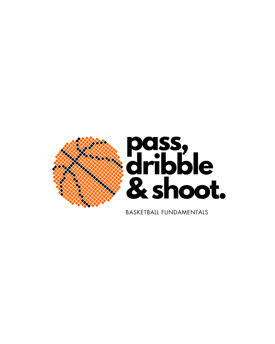 Pass, dribble & shoot t-shirt