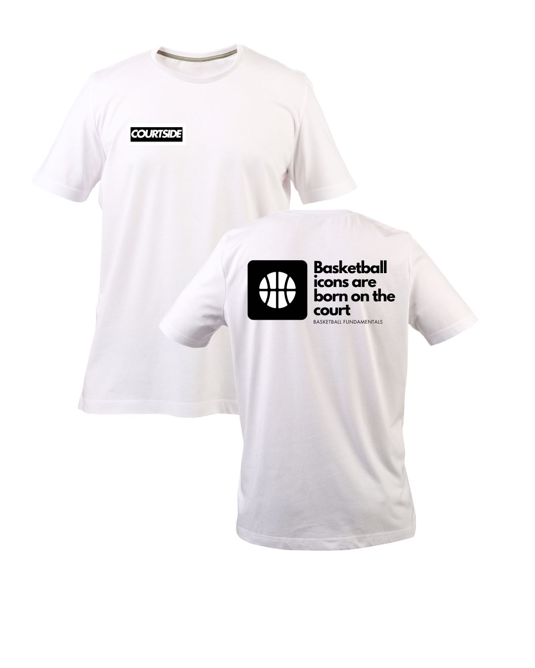 Basketball icons are born on the court t-shirt